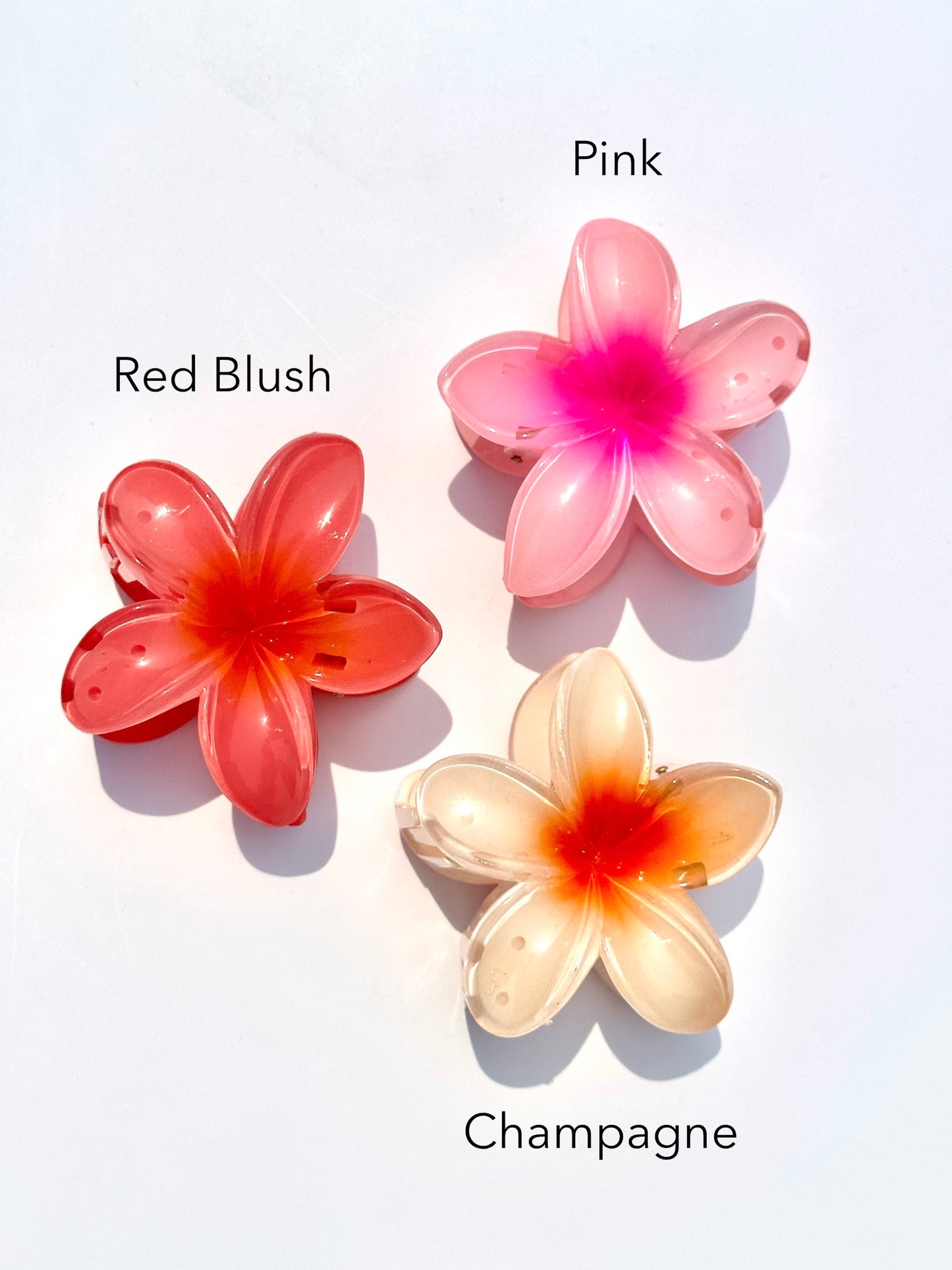 hawaiian theme floral hair clip