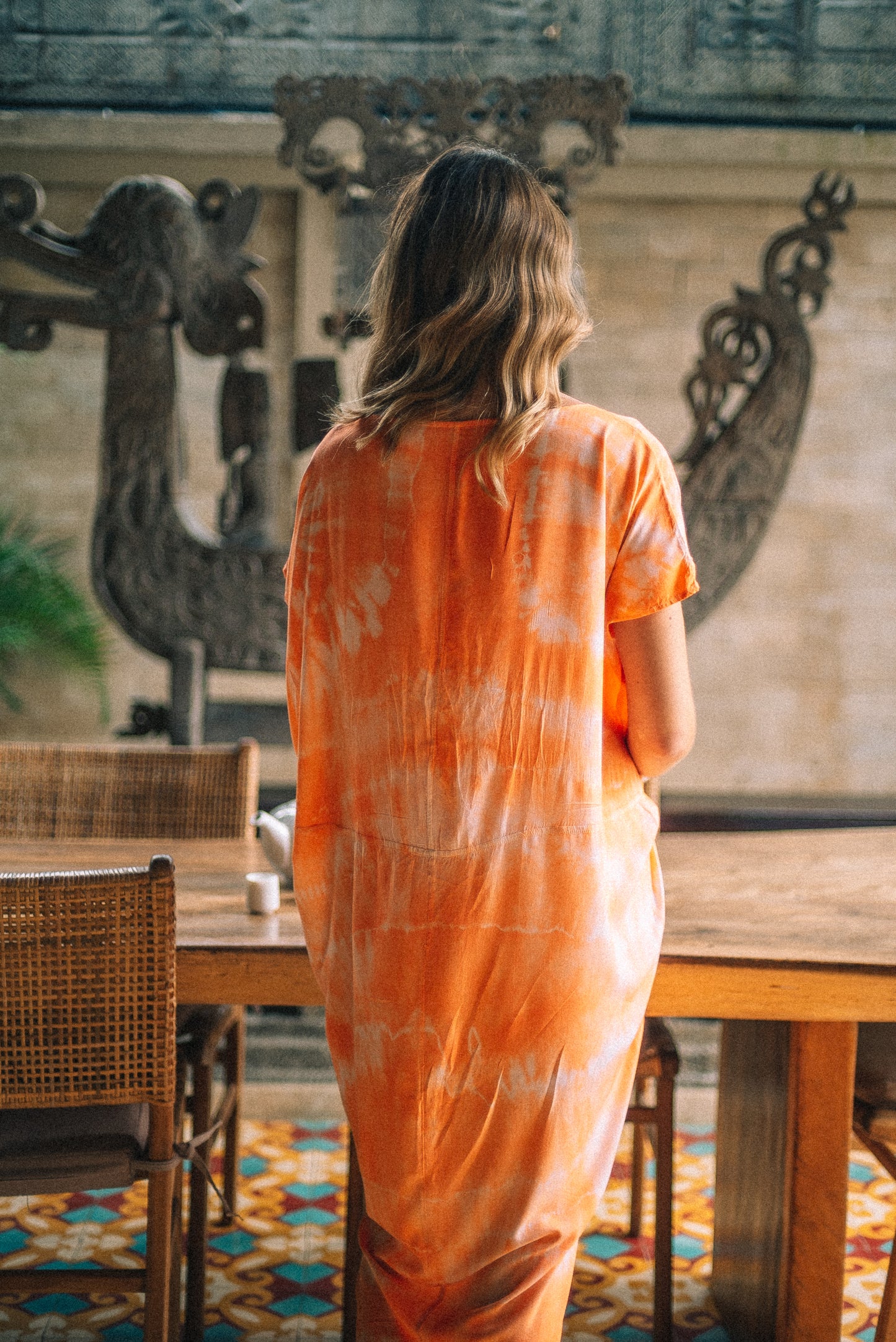 PREORDER The Maia Dress in Orange