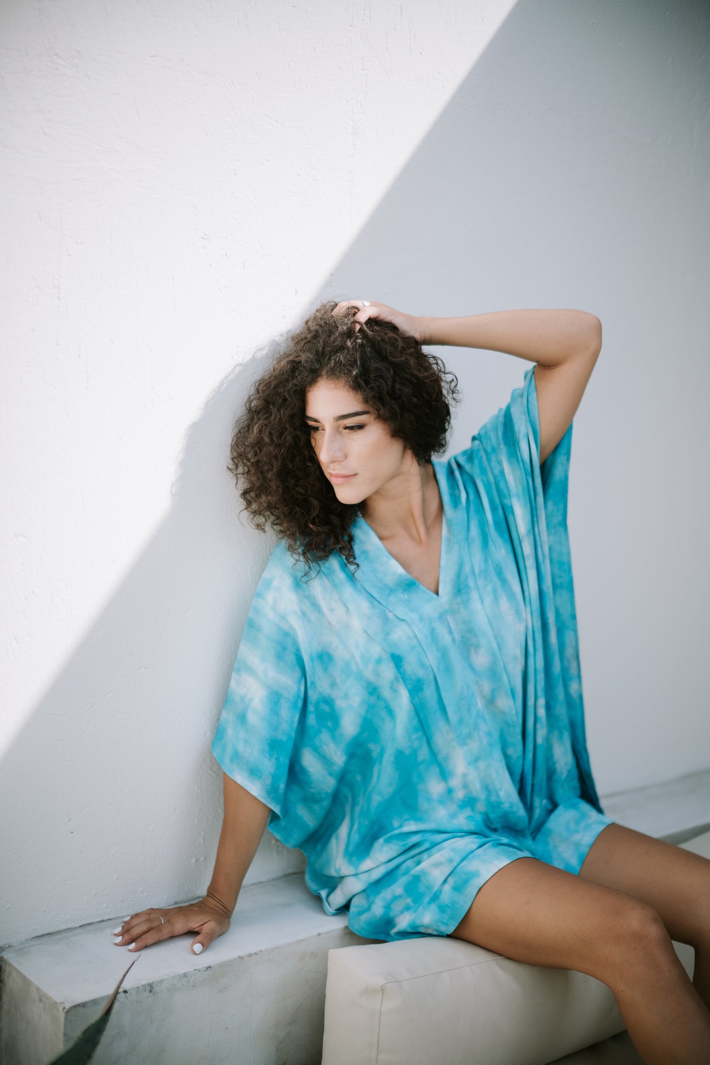 Tunic Dress in Turquoise